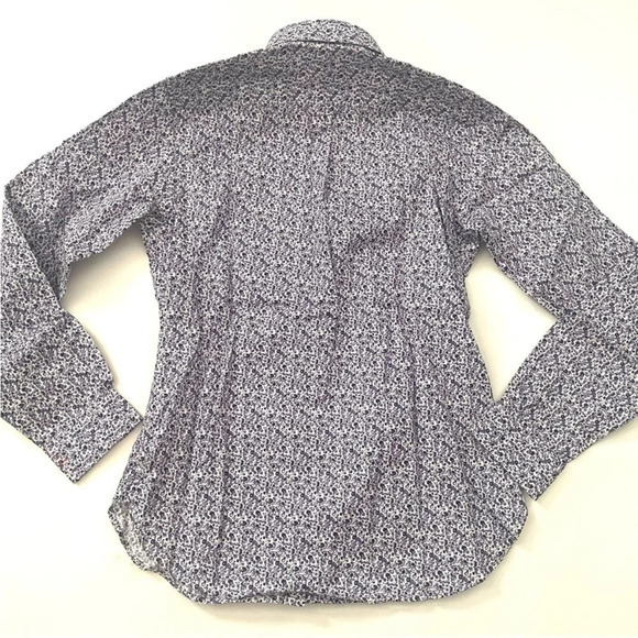 New Duluth Wrinkle Fighter Button Up Shirt Purple Floral Print - Picture 2 of 6